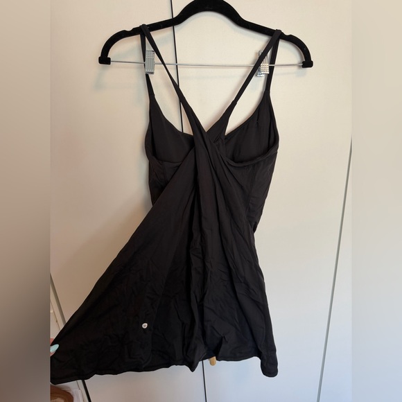 Classic Black Halara Athletic Romper with Spaghetti Straps - Picture 2 of 3